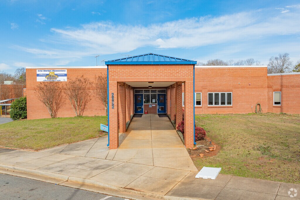 New Market Elementary School entrance.