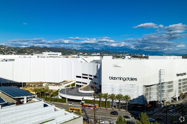 Beverly Center in the Beverly Grove neighborhood is filled with a variety of shops.