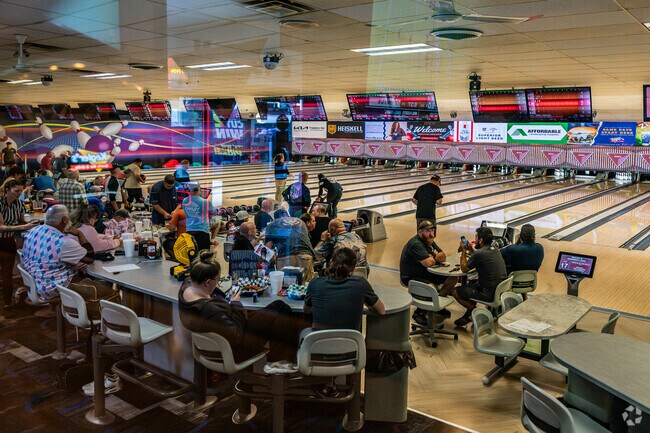 Kegler's has a bowling alley for patrons to knock down some drinks and pins in Suncrest.