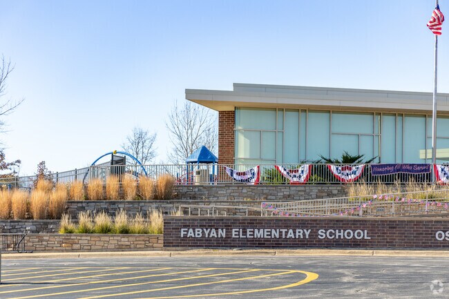 Fabyan Elementary School is located right off the main highway near Bald Mound.