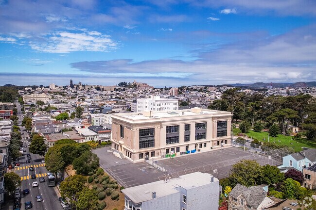 Ida B. Wells High School is just a few miles from the coast.