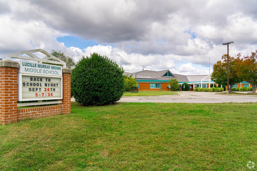 Lucille M. Brown Middle School empowers future leaders through education.