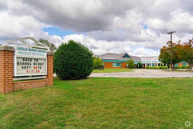 Lucille M. Brown Middle School Empowers Future Leaders Through Education.