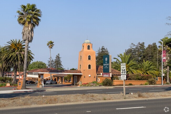 All along El Camino Real the streets are lined with hotels like this one.