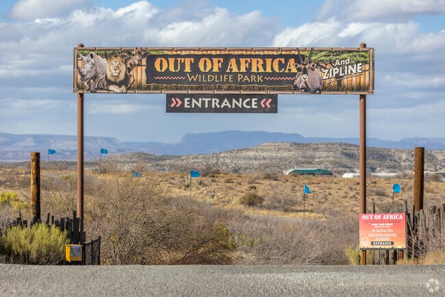 Experience the magic of the Serengeti at Out of Africa Wildlife Park near Camp Verde.