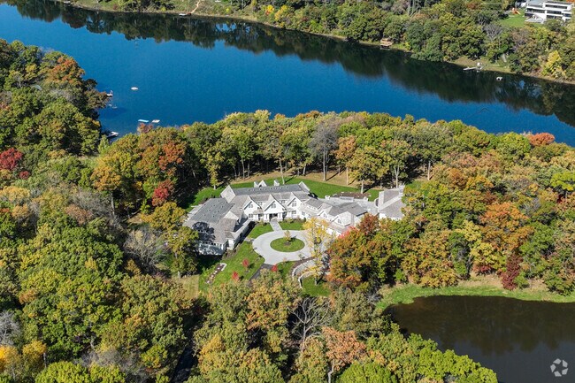 Some of the secluded homes in Sunfish lake can only be seen from the air.