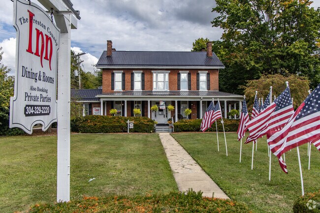 The Preston County Inn serves visitors and residents of Kingwood when looking for food or a place to stay.