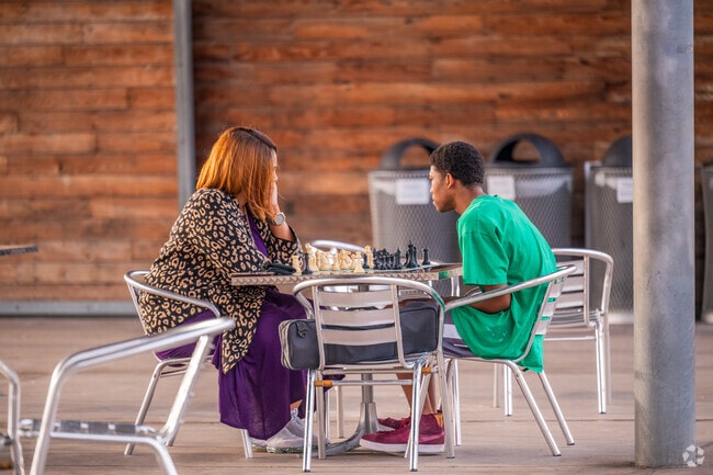 Railroad Park near Grasselli Heights offers trails, a skate park, and more for family fun.