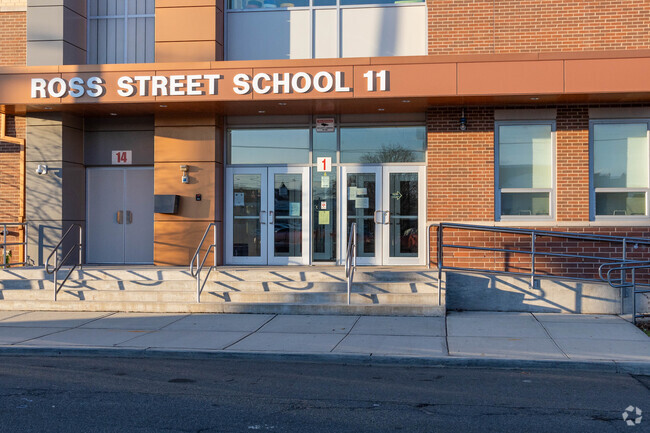 The student-teacher ratio at the Ross Street Elementary School is 12 to 1.