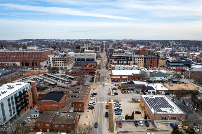 Downtown Bloomington is regularly bustling with pedestrians shuffling between its many bars and restaurants.