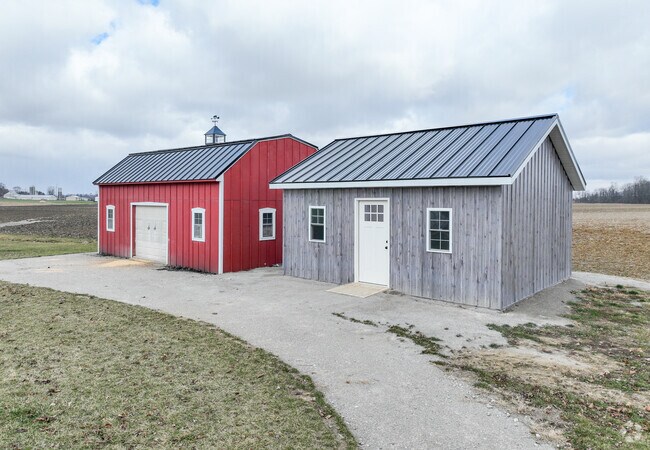 Rustic barns are a common site in Radnor.