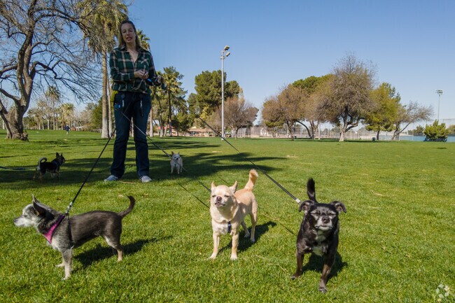 Arroyo Chico is pet-friendly and has green spaces for pets to roam.