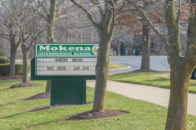 The beautiful campus of Mokena Intermediate School includes modern amenities for students.