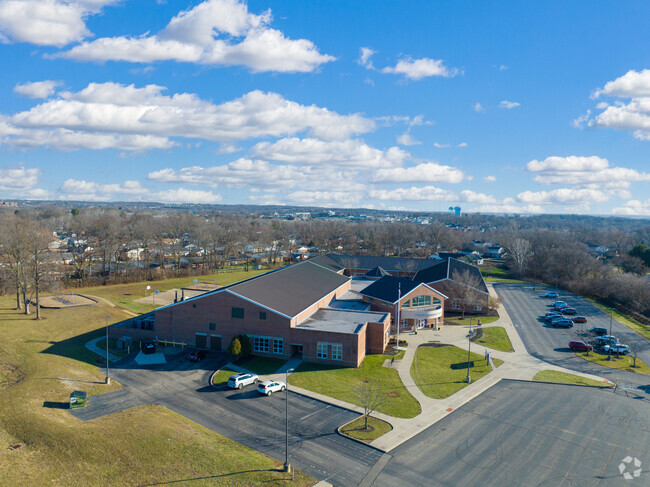 There are various neighborhoods to explore near the school.