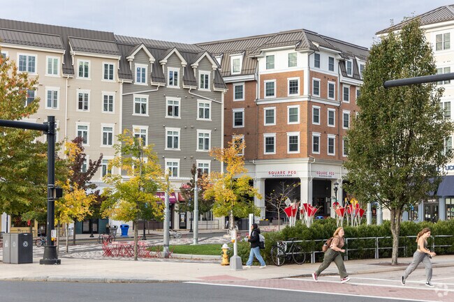 Mansfield Town Square has become a gathering place for UConn students and the community.