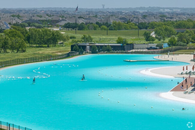 The Lagoon at Windsong Ranch offers fun water activities the whole family can enjoy.