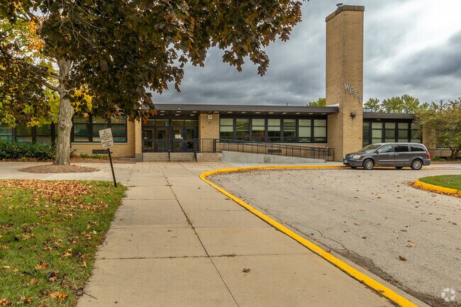 West Elementary school entrance