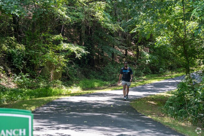 The Tanyard Branch Trail is a great place to exercise and enjoy nature in the process.