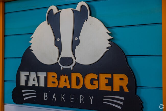 Locals come to Fat Badger Bakery on their way to work in Plumsteadville, PA.