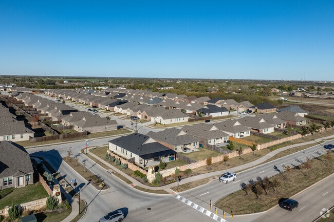 Woodcreek has neatly lined rows of new homes in its big neighborhood.