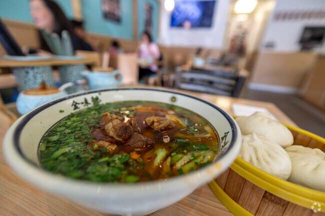Authentic beef noodle soup at a popular eatery in Telescope Hills, Millbrae.
