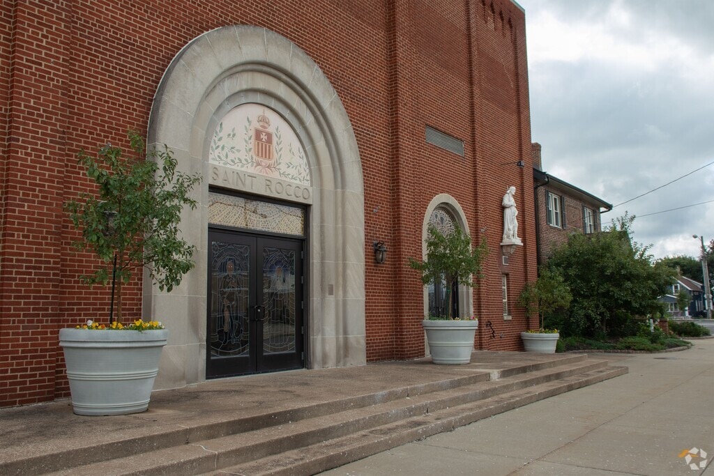 An entry shot for St Rocco School.