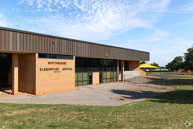 The playground behind Northridge Elementary is a great place for students to expend energy.