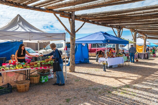 Every Wednesday, Jaconita residents can buy local produce at the Pojoaque Farmers Market.