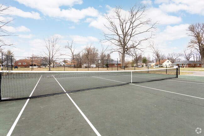Tennis courts are at Farnsley Park.