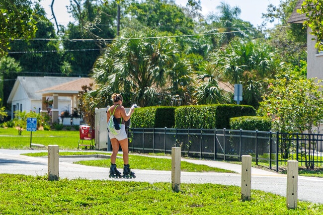 On any day you'll likely see a Lake Belleview resident roller skating through the community.