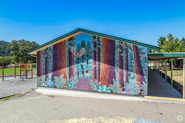 The artwork and murals at Osprey Learning Center are inspiring.