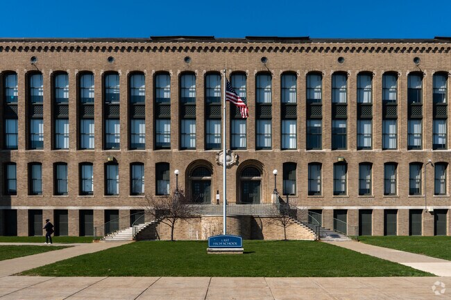 East High School is One The Architectural Staples in MLK Park.