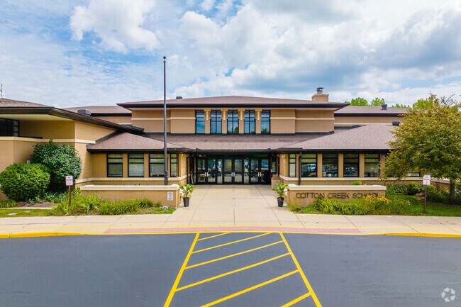 Cotton Creek School serves grades PK and K-5 in the East Island Lake community.