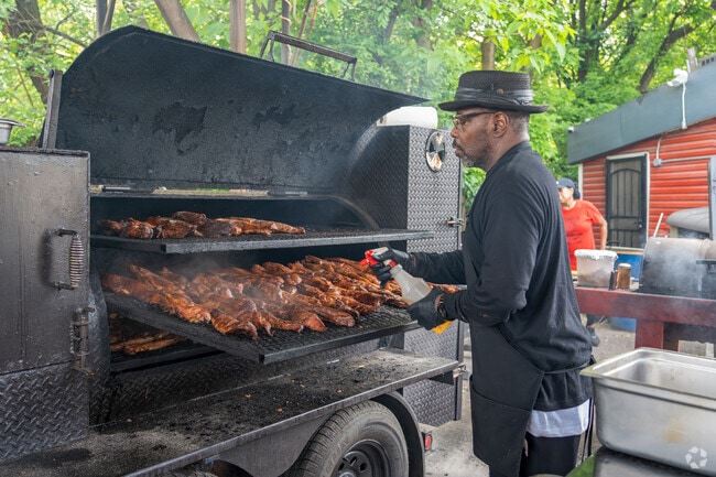 Louisville Smokers is an award-winning barbecue restaurant known for its rib tips.