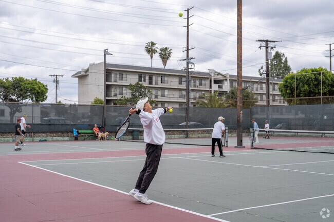 Grab some friends for an exciting game of tennis at Alhambra Park.