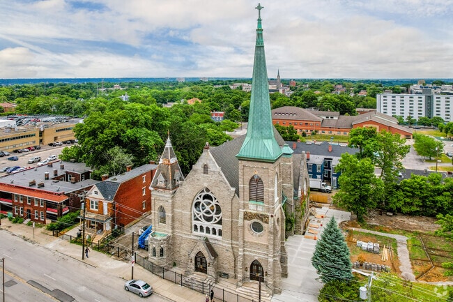 The former Church of the Assumption in Walnut Hills is now an event venue.
