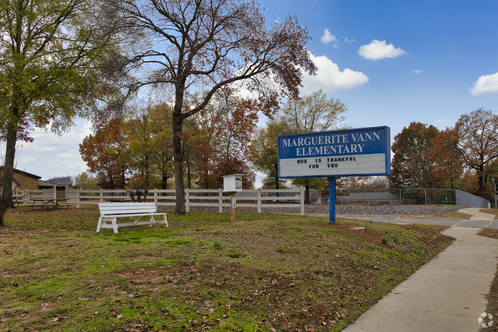 Marguerite Vann Elementary School pride can be seen around campus.