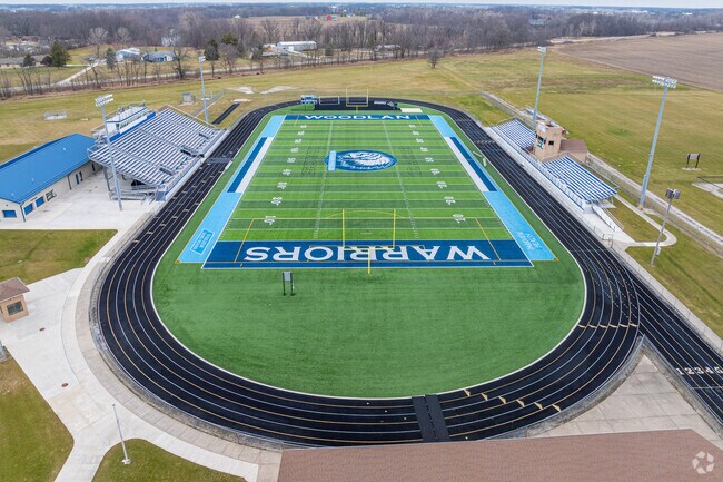 Woodlan Jr/Sr High School is the home of the Warriors.