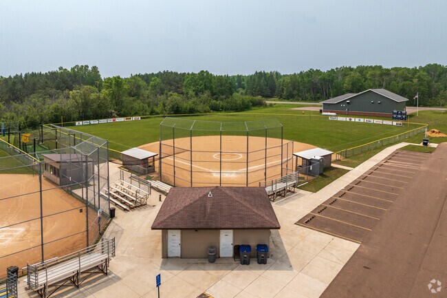 Rose Road Fields in Hermantown offers three softball fields for community games.