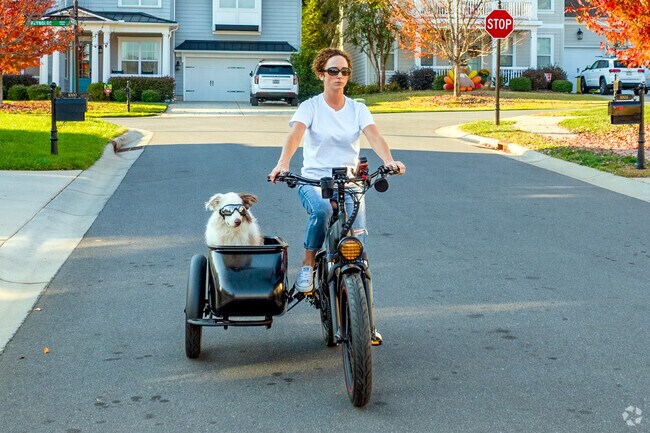 Many of the planned communities in Indian Land are perfect for walking or riding.