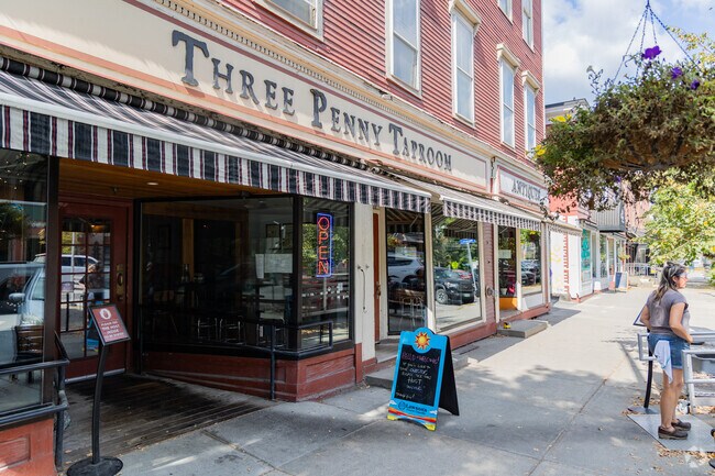 Three Penny Taproom, in downtown Montpelier, serves classic pub fare with both indoor and outdoor seating.