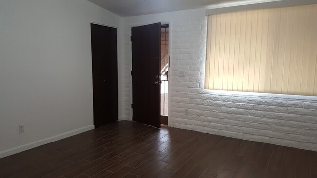 Front door from living room