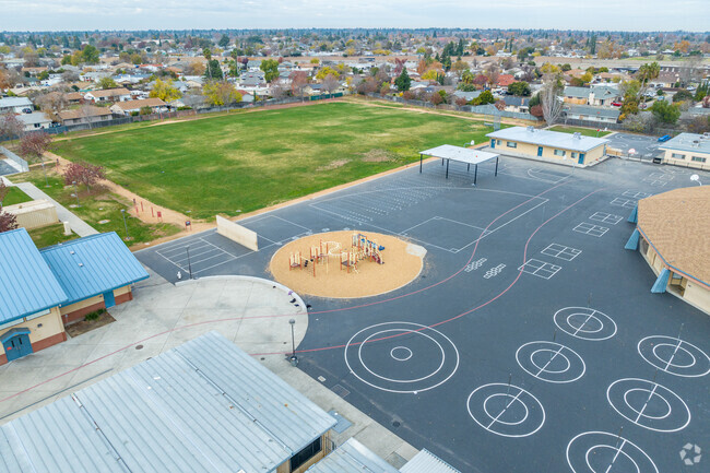 Play on the playground at Cordova Villa Elementary School.