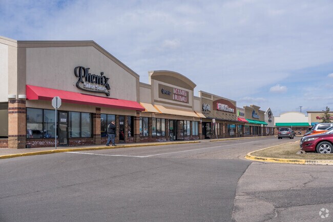 The crystal shopping center has many different types of businesses catering to Becker residents.