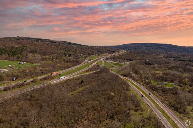I-81 crosses Route 11 in Nedrow and provides residents quick and easy access to Syracuse.