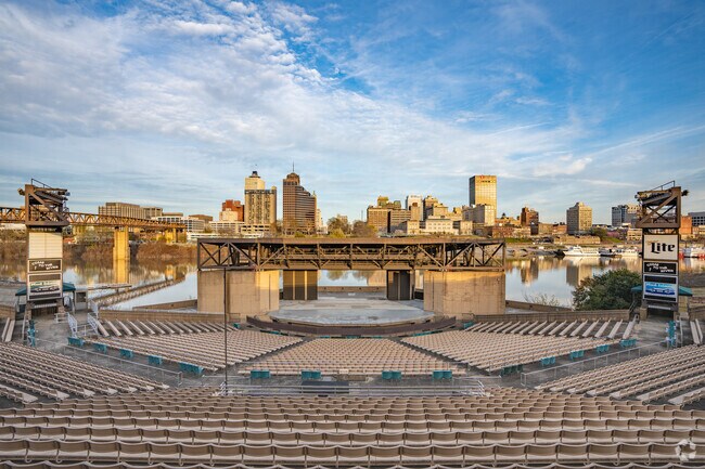 The Mud Island Amphitheater.