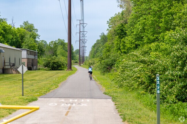 The Schuylkill River Trail runs through Spring City, offering 18 miles of trails for walking, biking, and running.