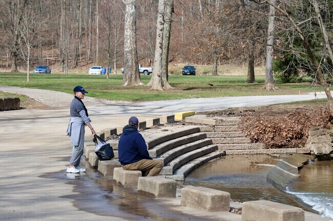 Visit with neighbors at the Snow Road Picnic area, in Parma Heights' Big Creek Reservation.