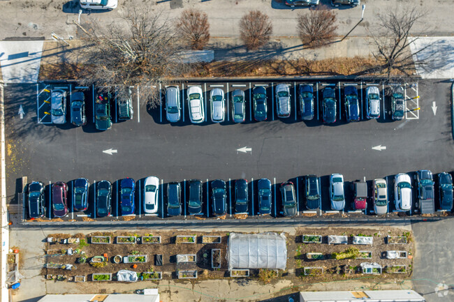 Faculty and parents at Andrew Hamilton School have a private parking lot for ease of mind.