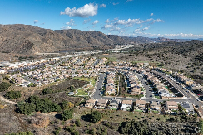 An aerial view of the master-planned community of Sycamore Creek.